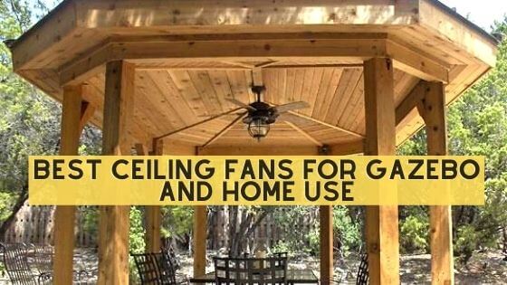 Gazebo Ceiling Fan 2022 With Light, Hanging Ceiling Fan For Gazebo
